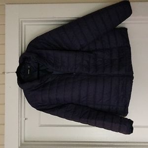 Packable puffer coat navy size 18